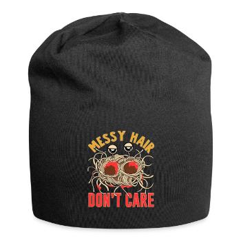 Flying Spaghetti Monster FSM - Jersey Beanie - black - Front