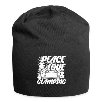Glamping Camping Camping-car Camping-car - Bonnet en jersey - noir - Devant