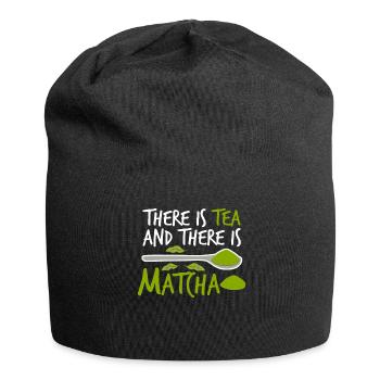 Matcha Tea Japanese Green Tea Japan - Jersey-Beanie - Schwarz - Vorne