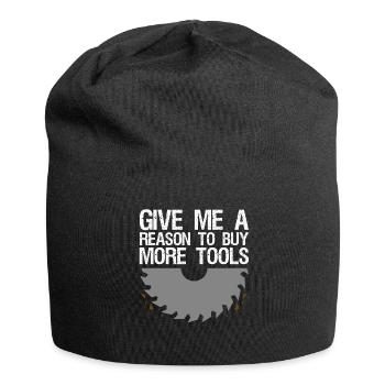 Dad DIY Workshop Craftsman Tools - Jersey Beanie - black - Front