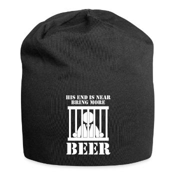 Groom Beer Groomsmen Best Man - Jersey-Beanie - Schwarz - Vorne