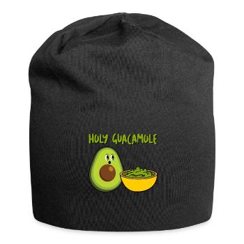Avocado Tortilla Chips Guacamole - Jersey-Beanie - Schwarz - Vorne
