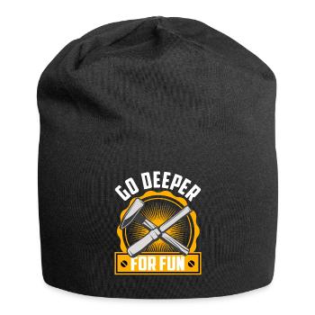 Chasse aux roches Chasseur de minéraux - Bonnet en jersey - noir - Devant