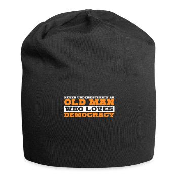 Démocratique, Démocrate, Élections, Démocratie - Bonnet en jersey - noir - Devant