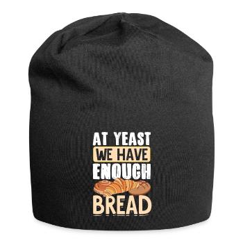 Brotbacken Brotbackautomat - Jersey-Beanie - Schwarz - Vorne