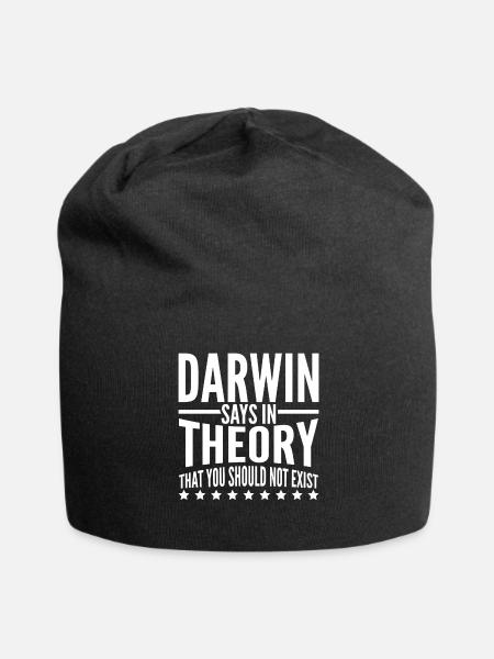 Misanthrope Darwin Darwinism - Jersey-Beanie - Schwarz