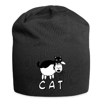 Sheep Joke - Jersey Beanie - black - Front