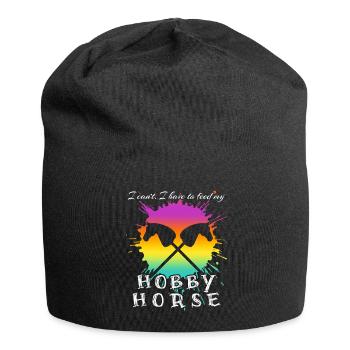 Équitation Hobby Horsing Hobby Horse - Bonnet en jersey - noir - Devant