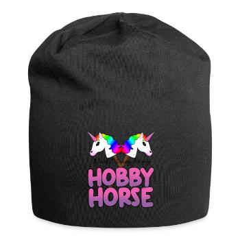 Hobby Cheval Hobby Horsing Licorne - Bonnet en jersey - noir - Devant