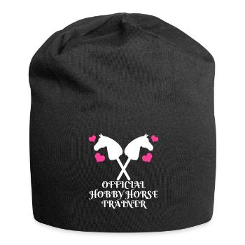 Hobby Horse Hobby Horsing Hobbyhorse - Jersey Beanie - black - Front