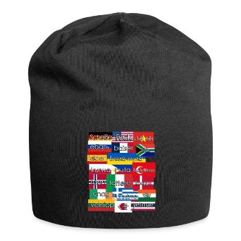 Grumpy Misanthrope Curse Words - Jersey-Beanie - Schwarz - Vorne