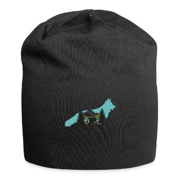 Shepherd Dog Leash German Shepherd - Jersey Beanie - black - Front