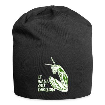 Praying Mantis It was a gut decision. - Jersey-Beanie - Schwarz - Vorne