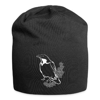 Crow Raven Tree Ravens Crows - Jersey-Beanie - Schwarz - Vorne