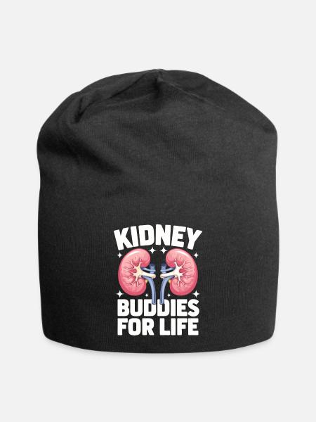 Nierenspender Niere Organspender - Jersey-Beanie - Schwarz