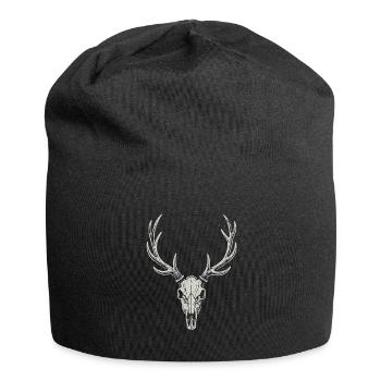 Deer Antlers - Marquee, Beer and Fun - Jersey Beanie - black - Front