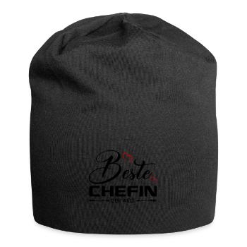 Beste Chefin Boss Arbeitgeberin Frauen - Jersey-Beanie - Schwarz - Vorne