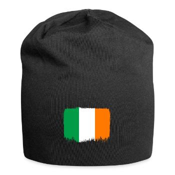 Ireland Flag Vintage Irish Flag Dublin - Jersey Beanie - black - Front