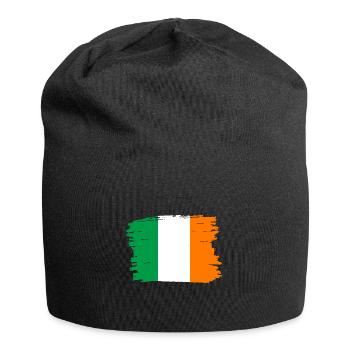 Ireland Flag Vintage Irish Flag Dublin - Jersey Beanie - black - Front