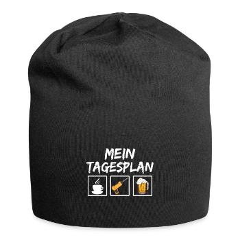 Trockenbauer Trockenbau Tagesplan - Jersey-Beanie - Schwarz - Vorne