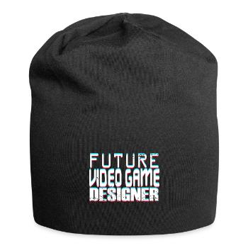 Futur concepteur de jeux vidéo - Bonnet en jersey - noir - Devant