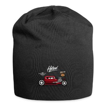 Hotrod voiture voiture cadeau Vintage - Bonnet en jersey - noir - Devant