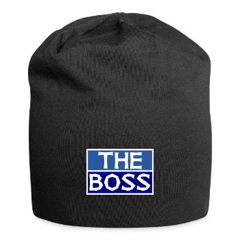BOSS. MANAGER. CHIEF. - BOSS. - HUMOR. LUSTIG - Jersey-Beanie - Schwarz - Vorne