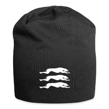 Motif Greyhound - Bonnet en jersey - noir - Devant