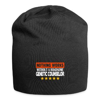 Conseiller en génétique - Bonnet en jersey - noir - Devant