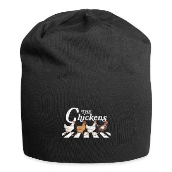 The Chickens Chickens Chicken Funny Music - Jersey Beanie - black - Front