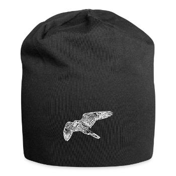 Vintage Falke im Flug - Jersey-Beanie - Schwarz - Vorne