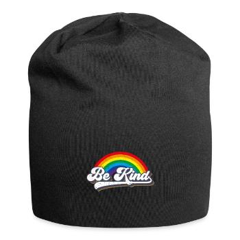 Soyez gentil LGBT Arc-en-ciel - Bonnet en jersey - noir - Devant