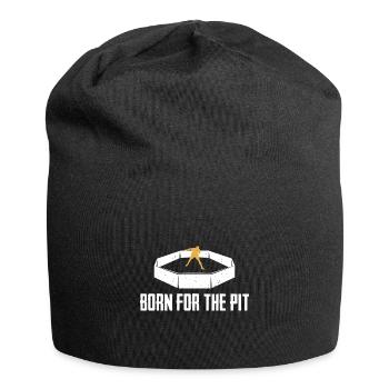 For those born for the pit, - Jersey Beanie - black - Front