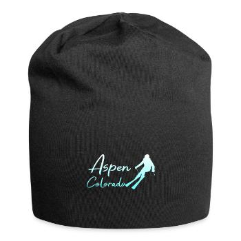 Aspen Colorado - Jersey-Beanie - Schwarz - Vorne