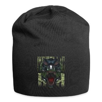 Cyborg Tyrannosaurus Rex Scifi - Bonnet en jersey - noir - Devant