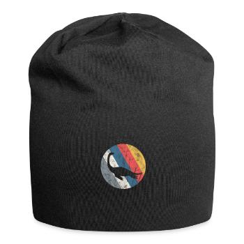 Plesiosaur Dinosaurier Jurassic Fossil Marine Reptil - Jersey-Beanie - Schwarz - Vorne