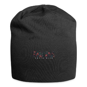 Pura Vida Simple Life CostaRica Plages de vacances - Bonnet en jersey - noir - Devant
