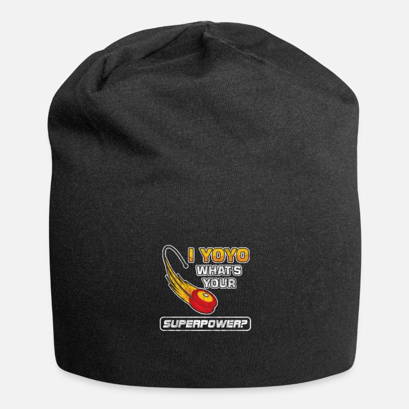 Professionelles Spielzeug Spielzeug Stringed Game Zeitvertreib - Jersey-Beanie - Schwarz
