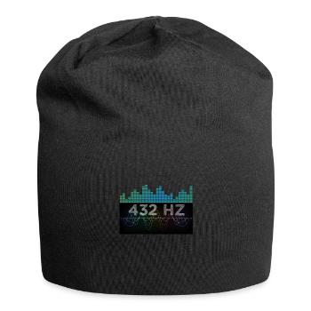 Solfeggio 432 HZ Sound Frequency Spiritual - Jersey-Beanie - Schwarz - Vorne