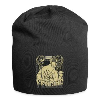 Vintage Retro Style Fencing Fencing Gift - Jersey Beanie - black - Front