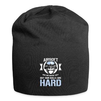 Airsoft Hard Humorous Guns Pistolets à air comprimé - Bonnet en jersey - noir - Devant