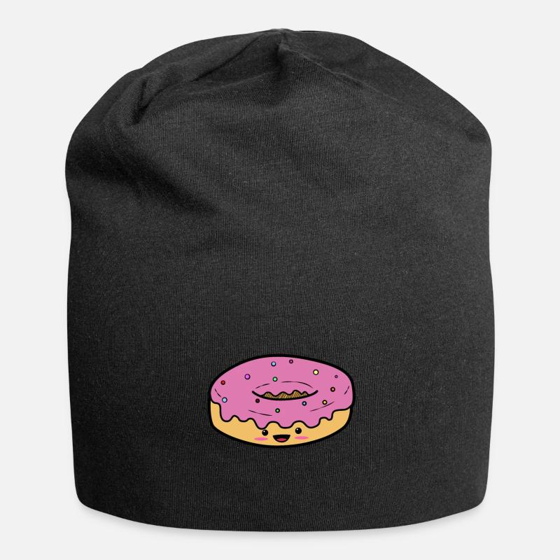 Donut - Jersey-Beanie - Schwarz