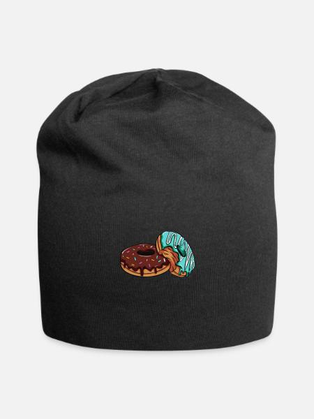 Donuts - Bonnet en jersey - noir
