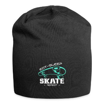 Skateboard - Jersey-Beanie - Schwarz - Vorne