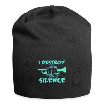 Trompete - Jersey-Beanie - Schwarz - Vorne