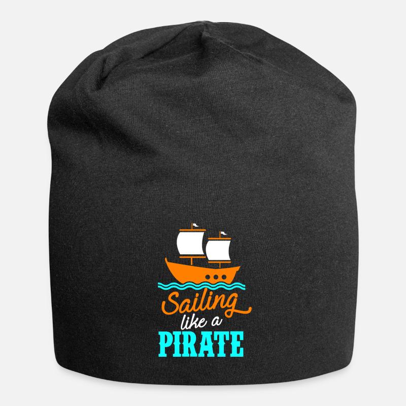 Saling comme un pirate - Bonnet en jersey - noir