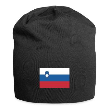 Flag of Slovenia, Flag of Slovenia, Slovenia - Jersey Beanie - black - Front