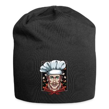 Chef Chef Chef Chefs Restaurant Cooking - Jersey Beanie - black - Front