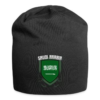 Saudi-Arabien - Jersey-Beanie - Schwarz - Vorne