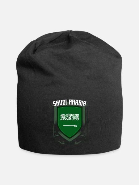 Arabie Saoudite - Bonnet en jersey - noir